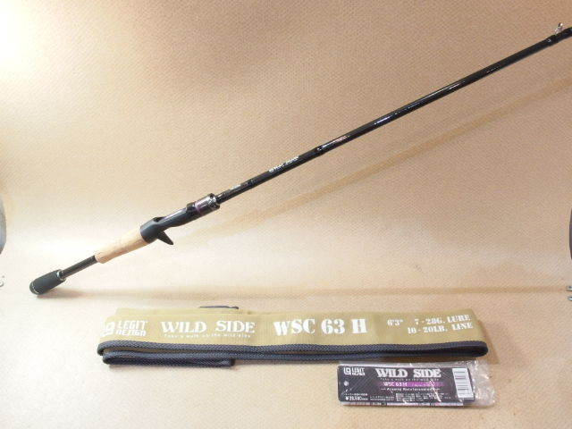 rejito design wild side WSC 63H one-piece bait rod bass rod (23155