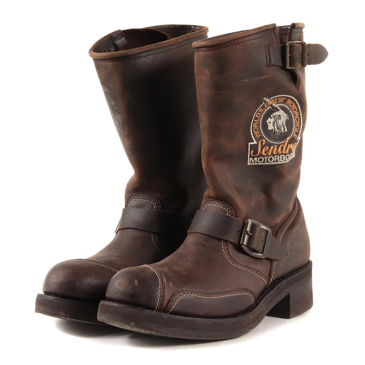 SENDRA BOOTS センドラ ブーツ 3565 レザー エンジニアブーツ ブラウン