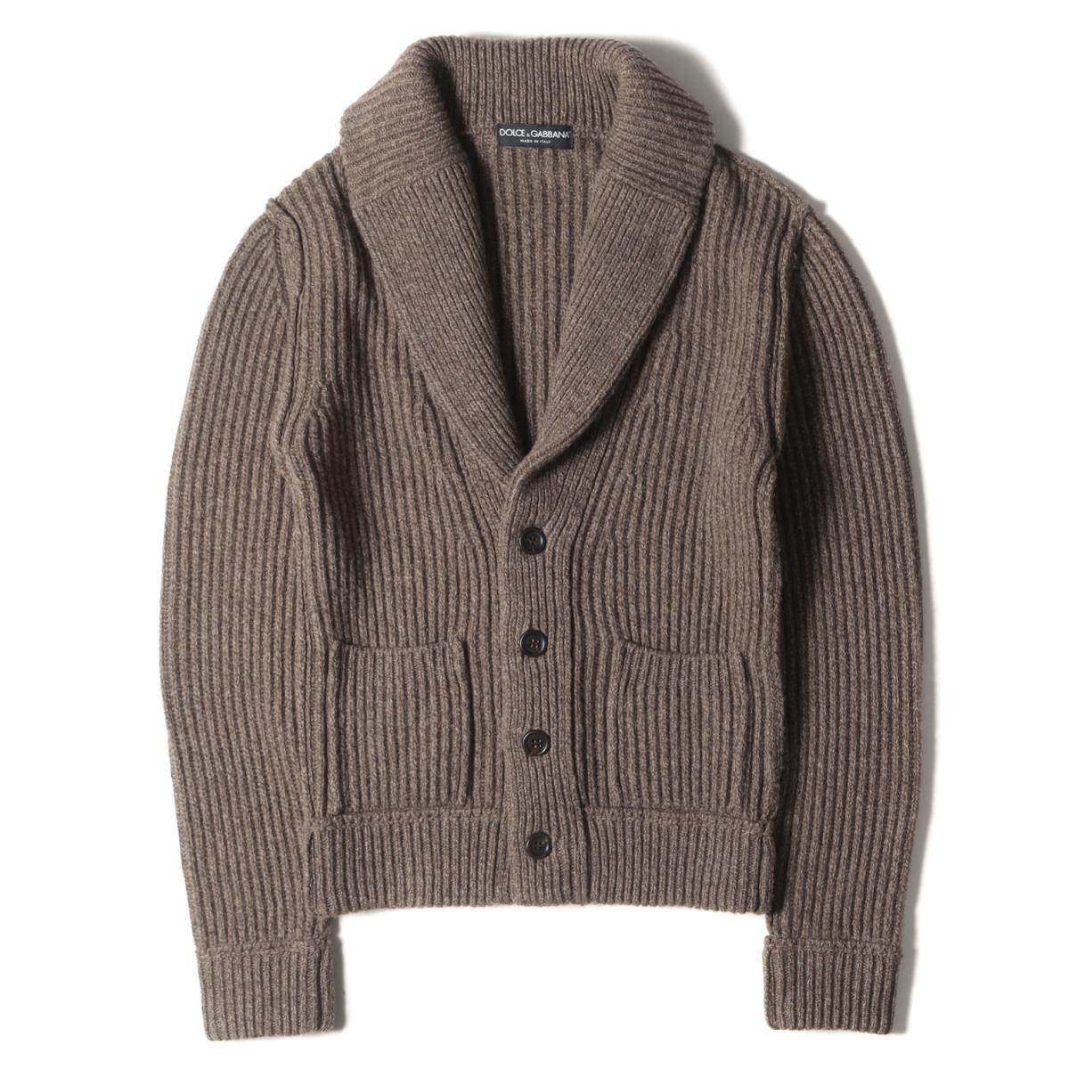 美品 DOLCE&GABBANA ドルチェ&ガッバーナ カーディガン ショールカラー