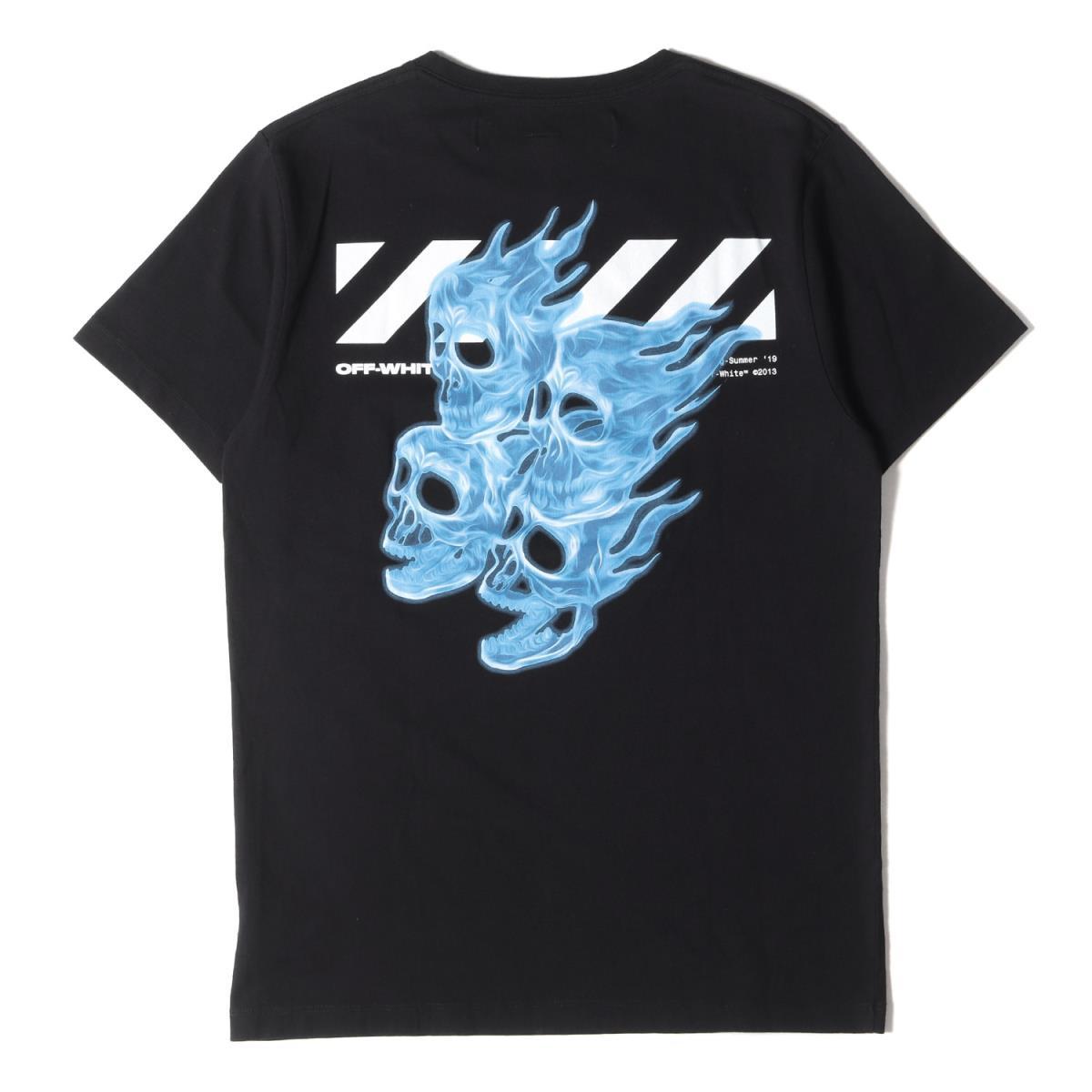 OFF-WHITE オフホワイト Tシャツ スカル グラフィック クルーネックT