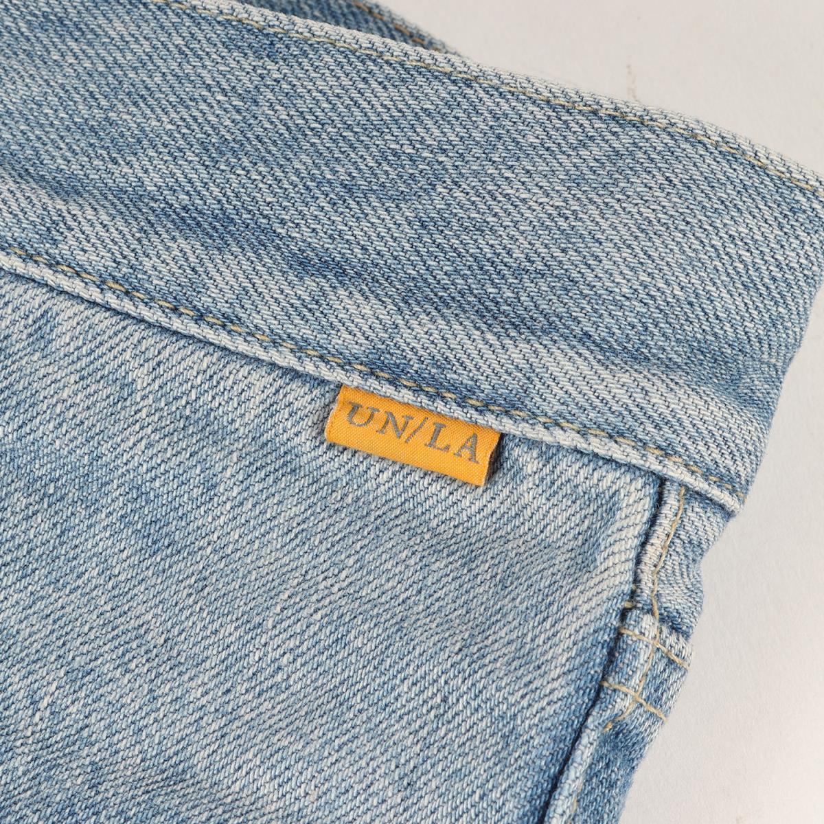 UNION ユニオン パンツ ダメージリペア加工 アンクル デニムパンツ