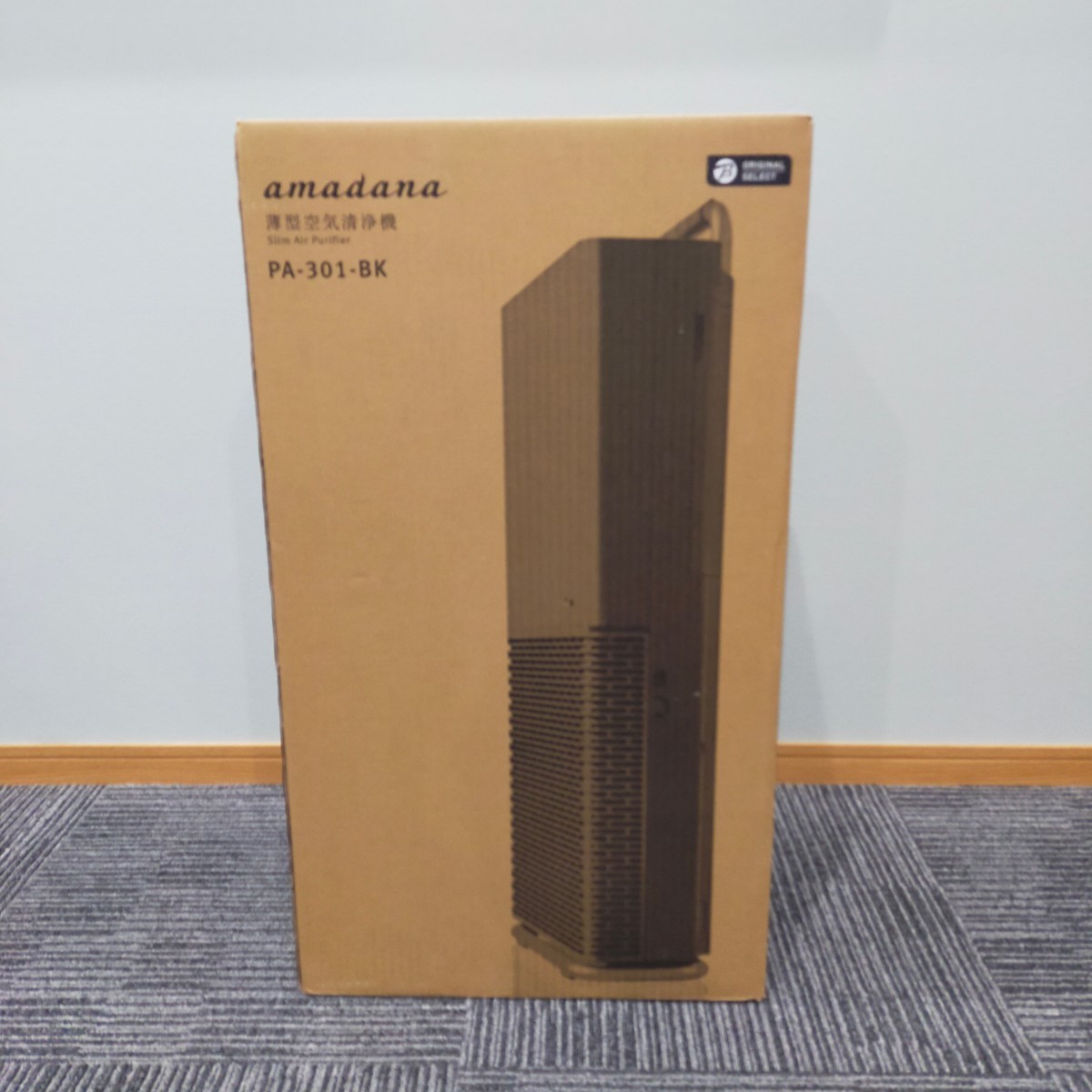 メーカー保証付き amadana アマダナ 薄型空気清浄機 PA-301-BK www メーカー保証付き amadana アマダナ 薄型空気清浄機 PA-301-BK www