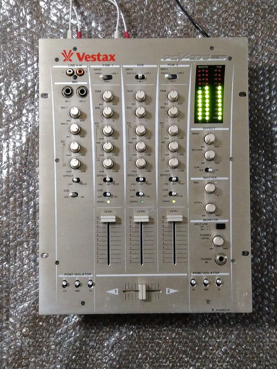 VESTAX べスタックス PCV-275 DJ DJミキサー Mixer - 通販