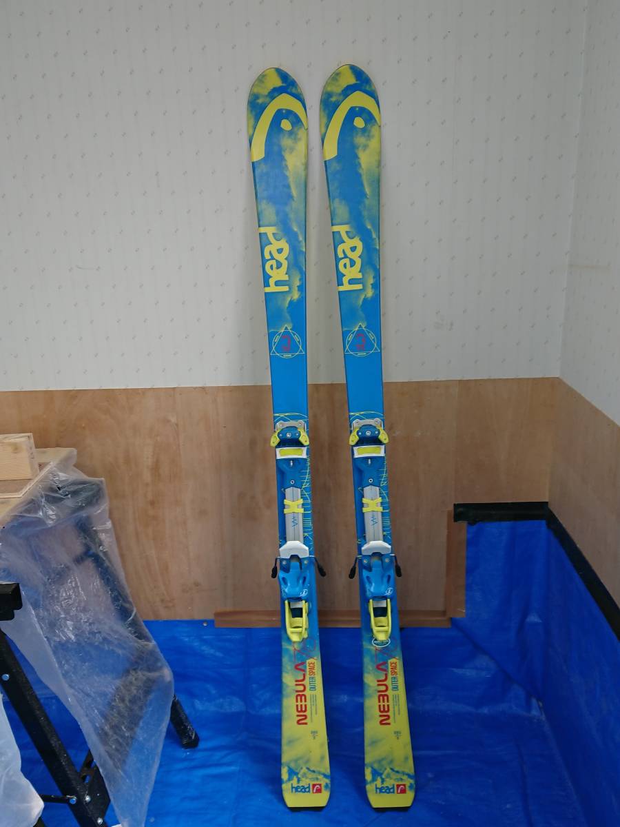 バックカントリー　スキー板　ツアービンディング（AT）、クライミングスキン（保管シート、バッグ付き）、クランポン（バッグ付き）