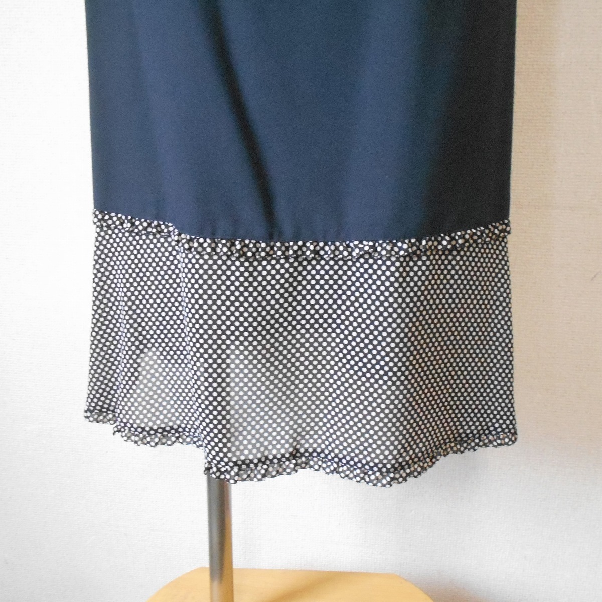 未使用 インゲボルグ INGEBORG 切替 の お洒落 な ロング丈スカート 日本製 M_画像3