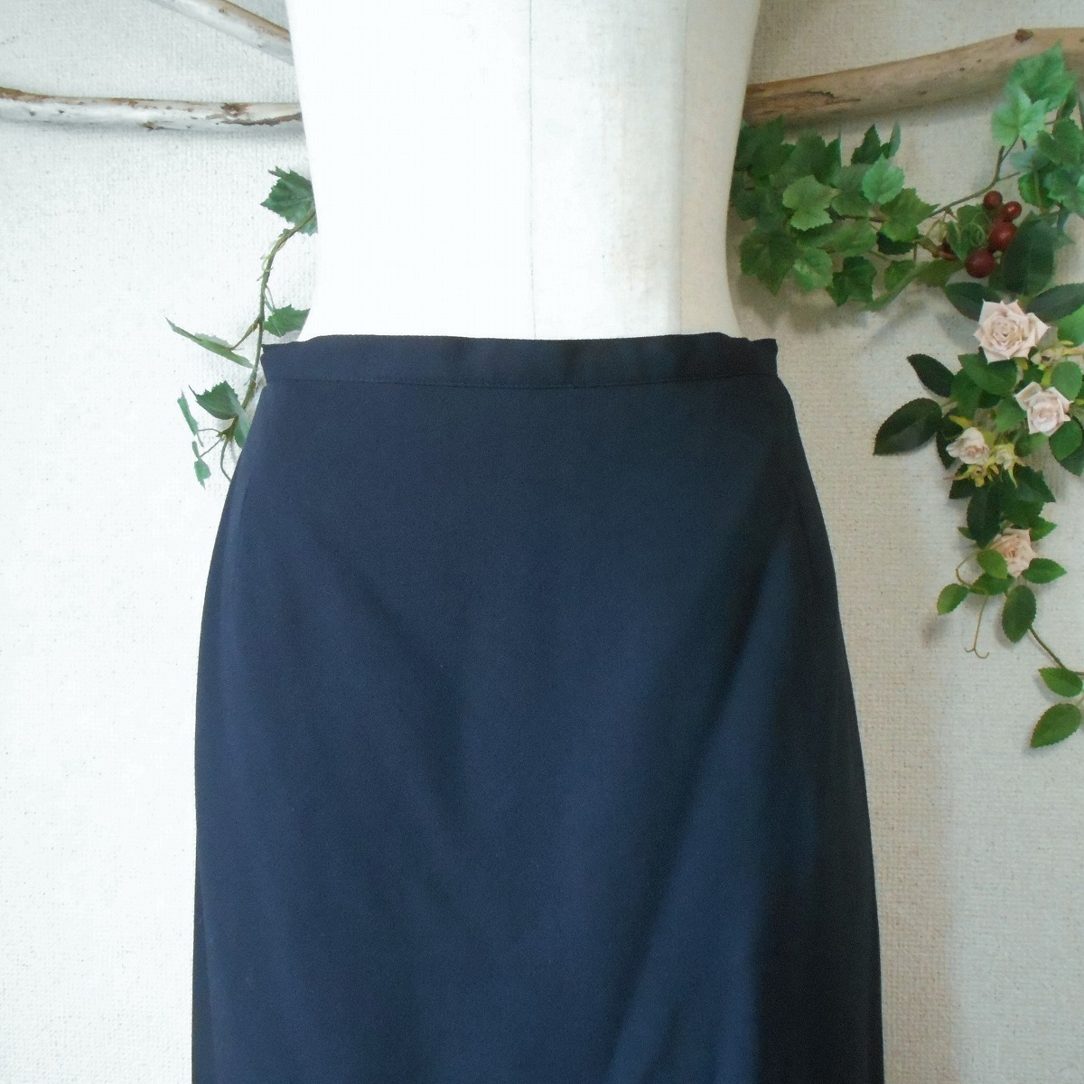 未使用 インゲボルグ INGEBORG 切替 の お洒落 な ロング丈スカート 日本製 M_画像2