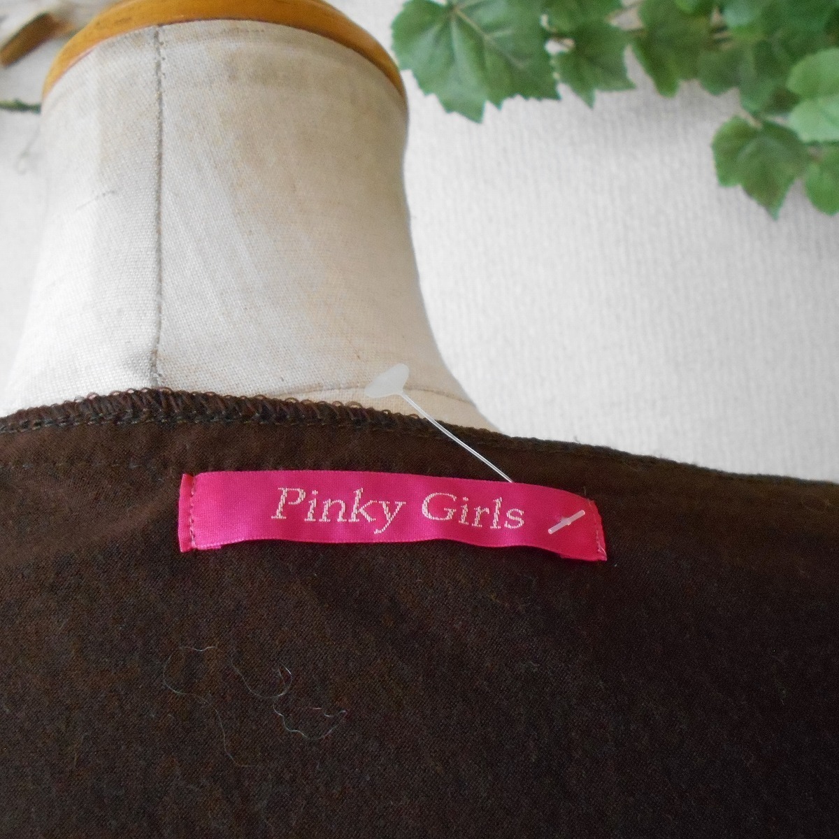 ピンキーガールズ Pinky Girls はしご リボン 付き レース の 可愛い 半袖 カットソー M_画像7