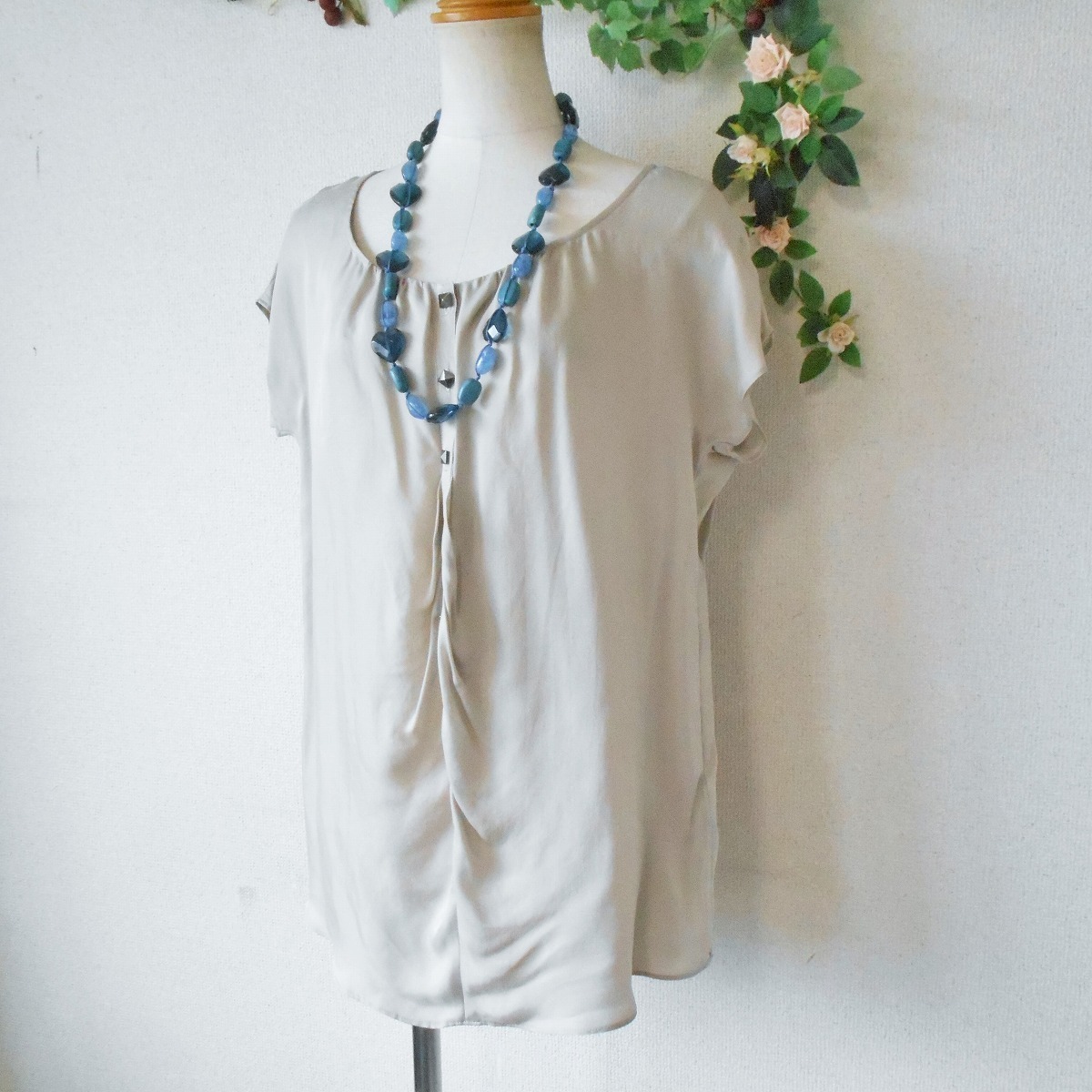  Mayson Grey MAYSON GREY summer direction Kirakira embroidery entering lady's blouse 2
