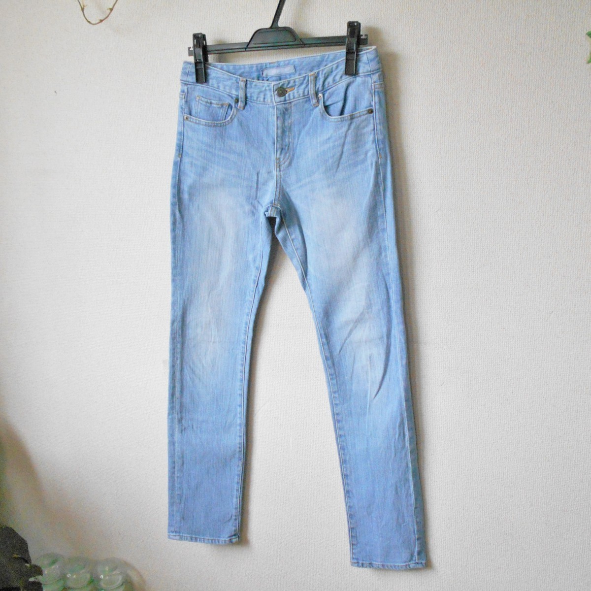 2011 year Pink House PINKHOUSE USED processing lady's for Denim jeans M