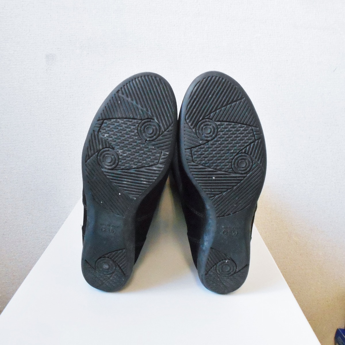 株）ワールド レイドローク Reidroc 牛革 レザー ロング ブーツ 黒 日本製 23,5cm_画像7