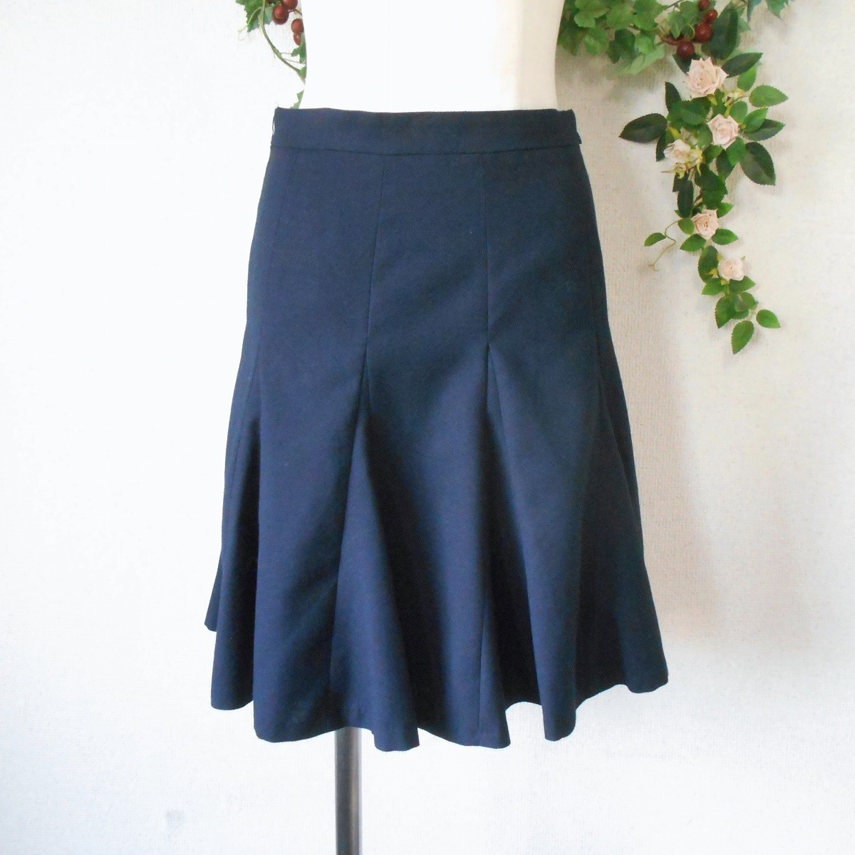 Меньше Passe Laisse Passe All Season Flare Skirt Navy Японский 38