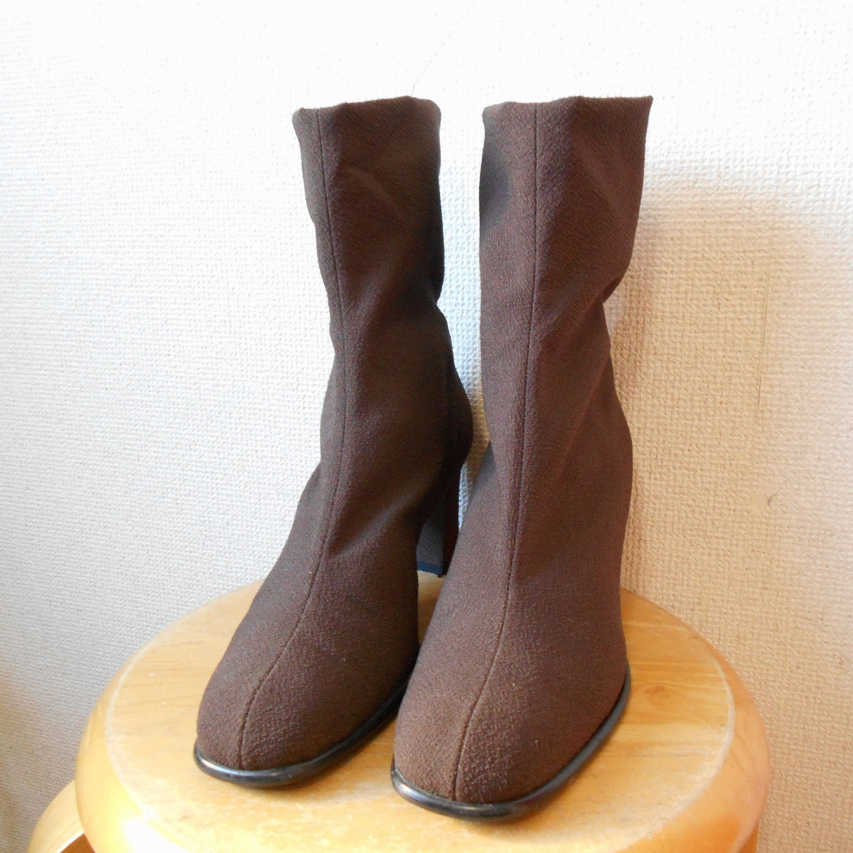 ダイアナ DIANA 大きい サイズ レディース 用 ストレッチ 入り ショート ブーツ 日本製 25cm_画像1