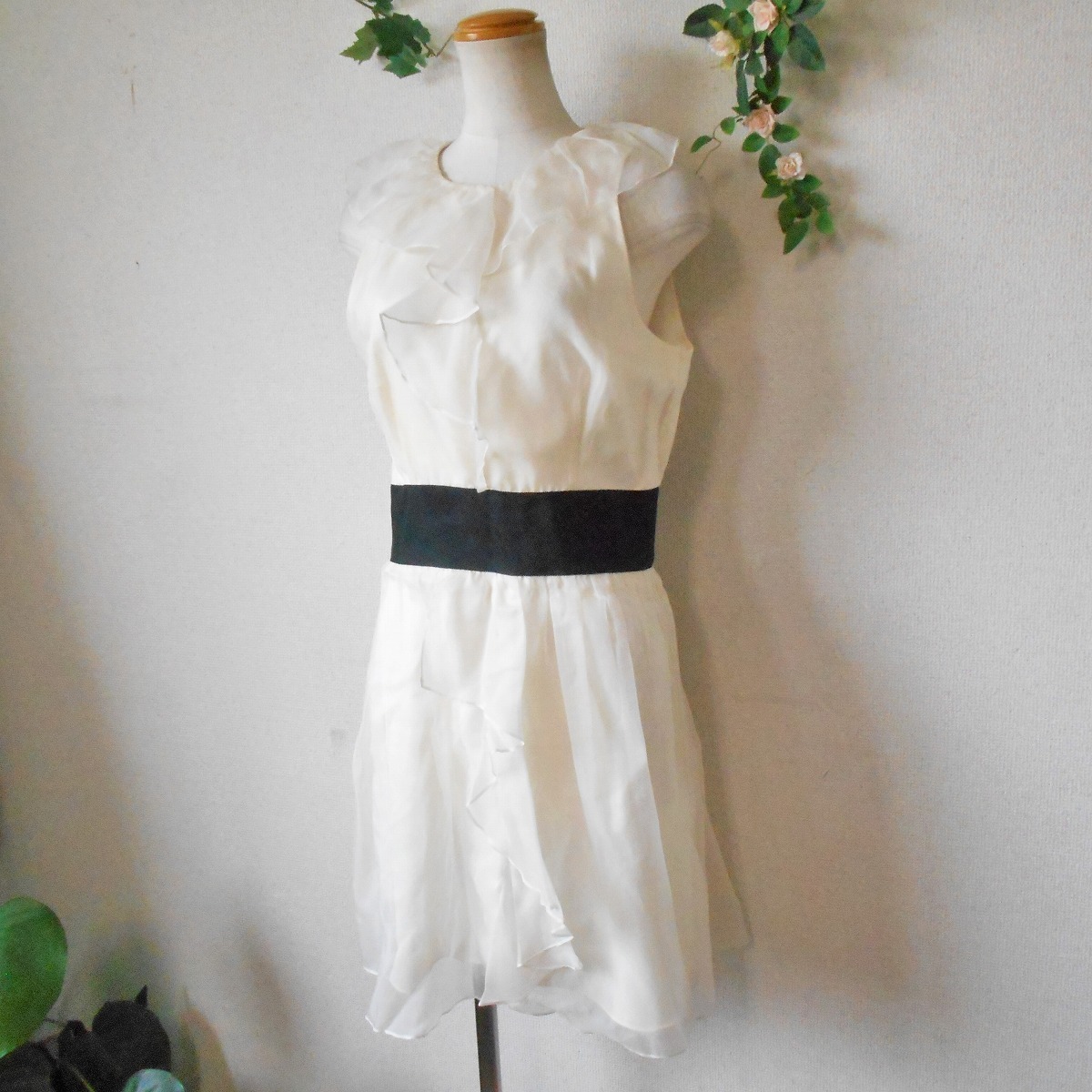 ミリー Milly 絹 シルク 100％ 素敵 な ドレス ワンピース_画像4
