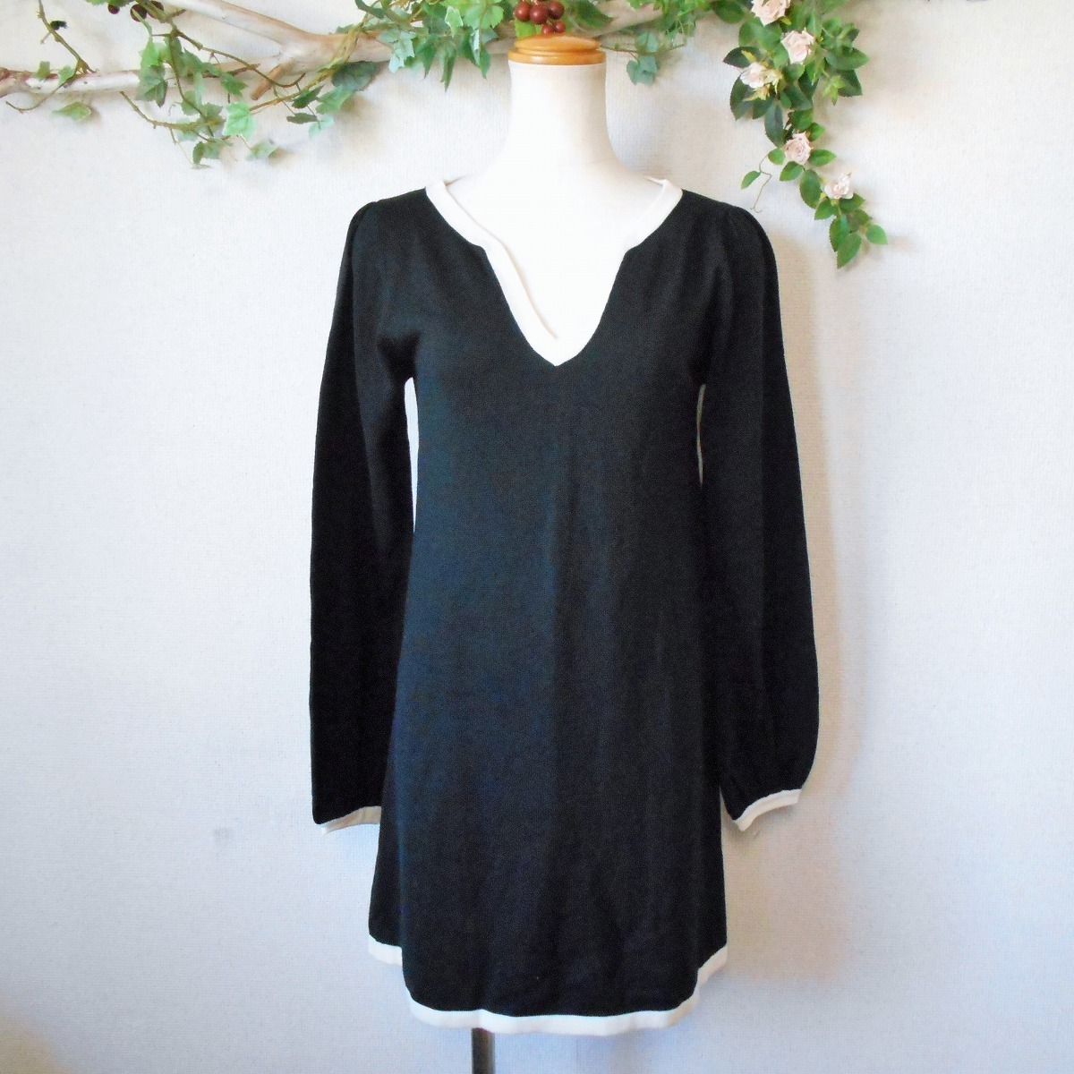  Private Label PRIVATE LABEL autumn winter direction knitted tunic One-piece black 2