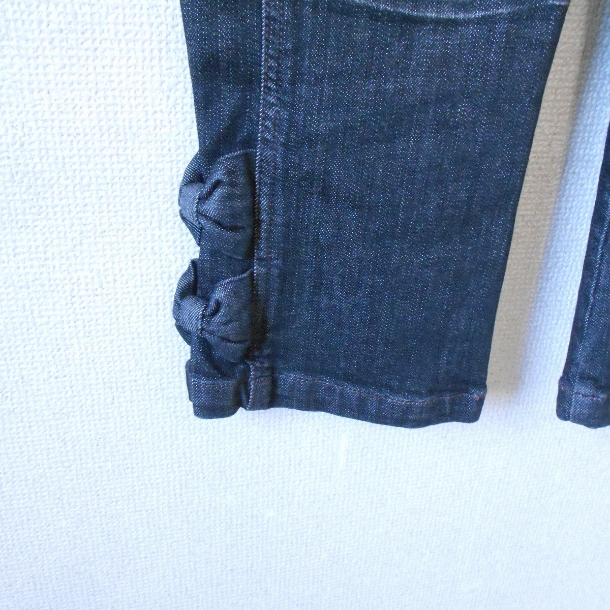 sbinieSoobinie rhinestone Logo & ribbon. pretty 7 minute height cropped pants Denim jeans 7