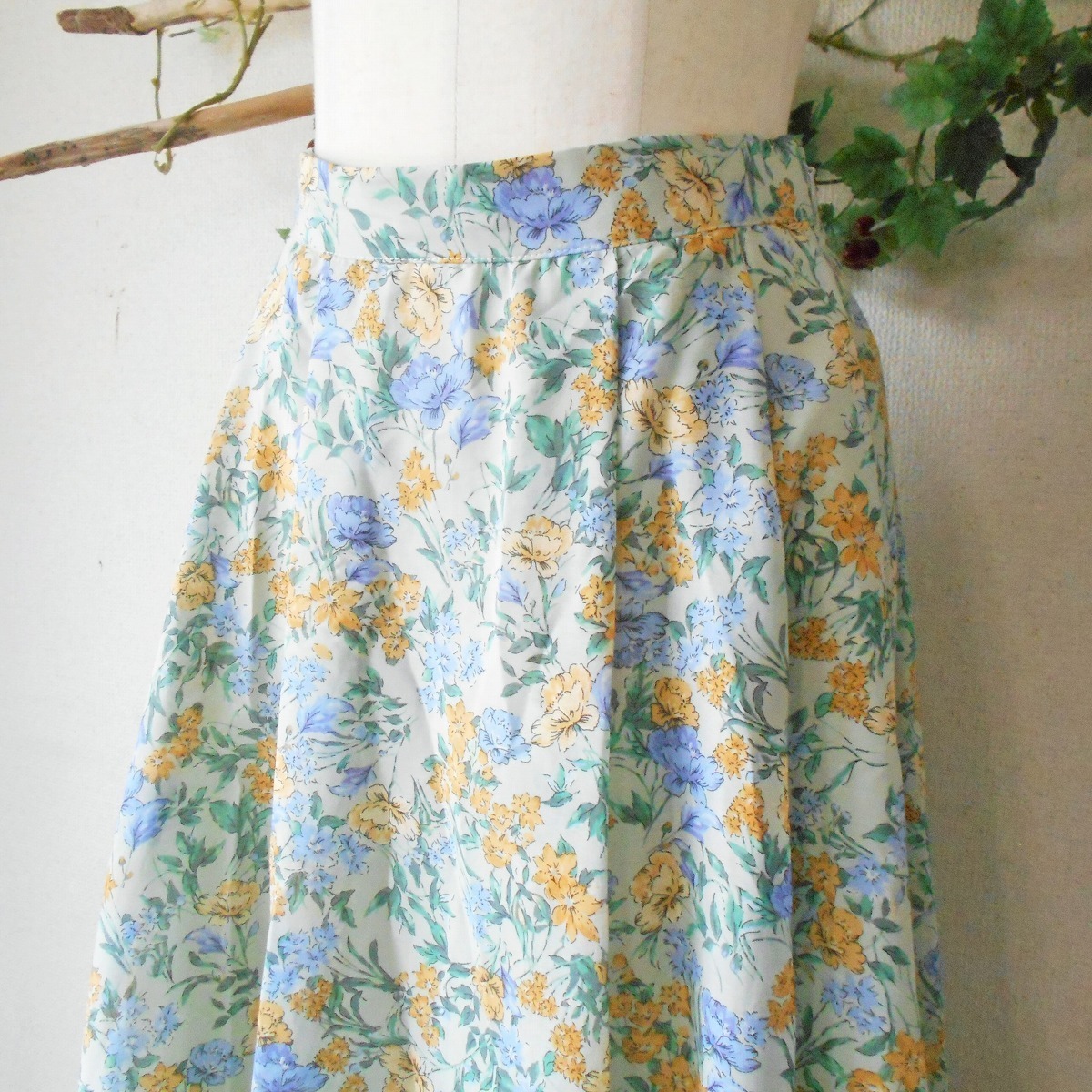 テチチ Techichi 春夏 向き フラワー プリント の 可愛い ロング スカート S_画像3