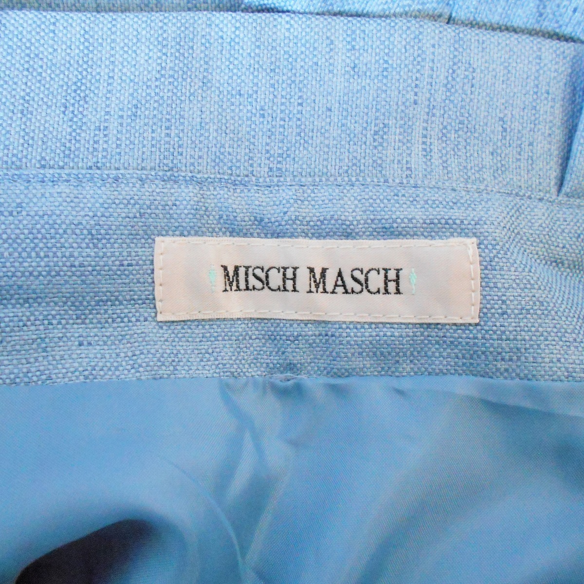 美品 ミッシュマッシュ MISCH MASCH サッシュ リボン 付き 春夏 向き スカート 日本製 S_画像7