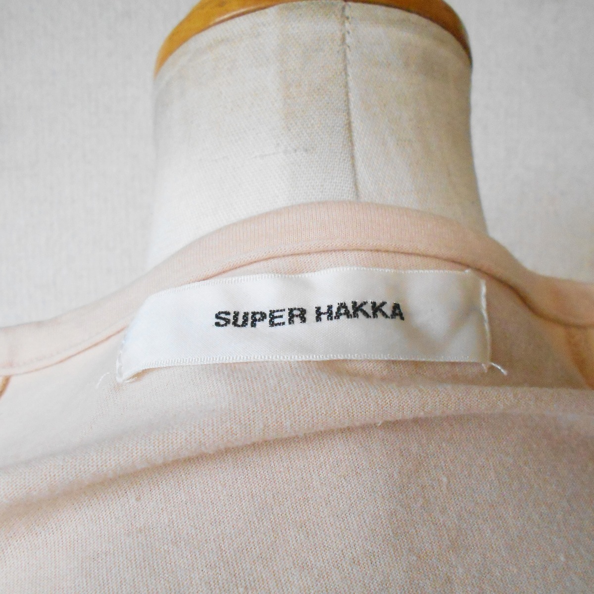  Super Hakka SUPER HAKKA silk use spring summer direction lady's for unusual cloth switch 5 minute sleeve cut and sewn blouse 