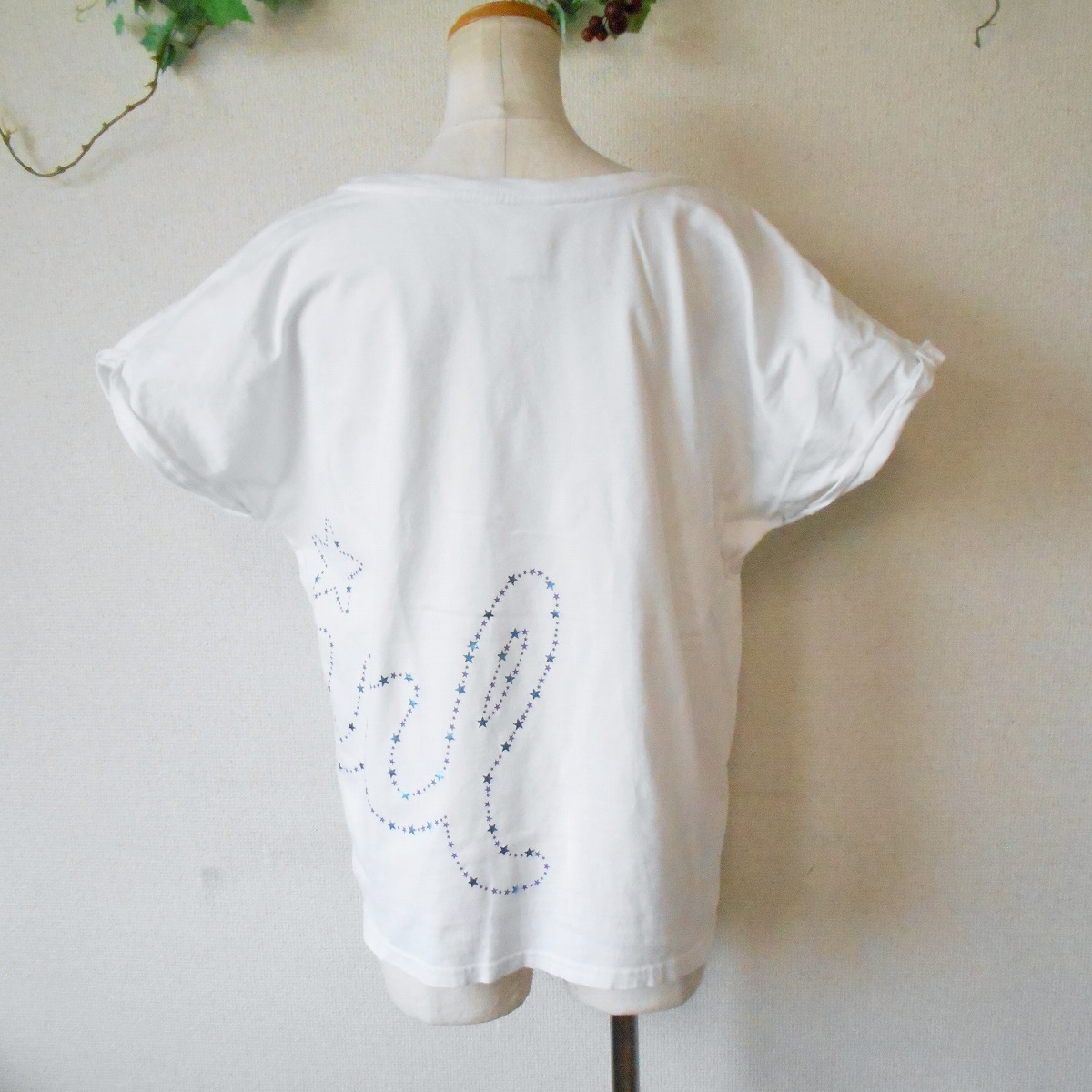 エックスガール x-girl レディース 用 星 の ロゴ プリント 半袖 Tシャツ カットソー 1_画像7