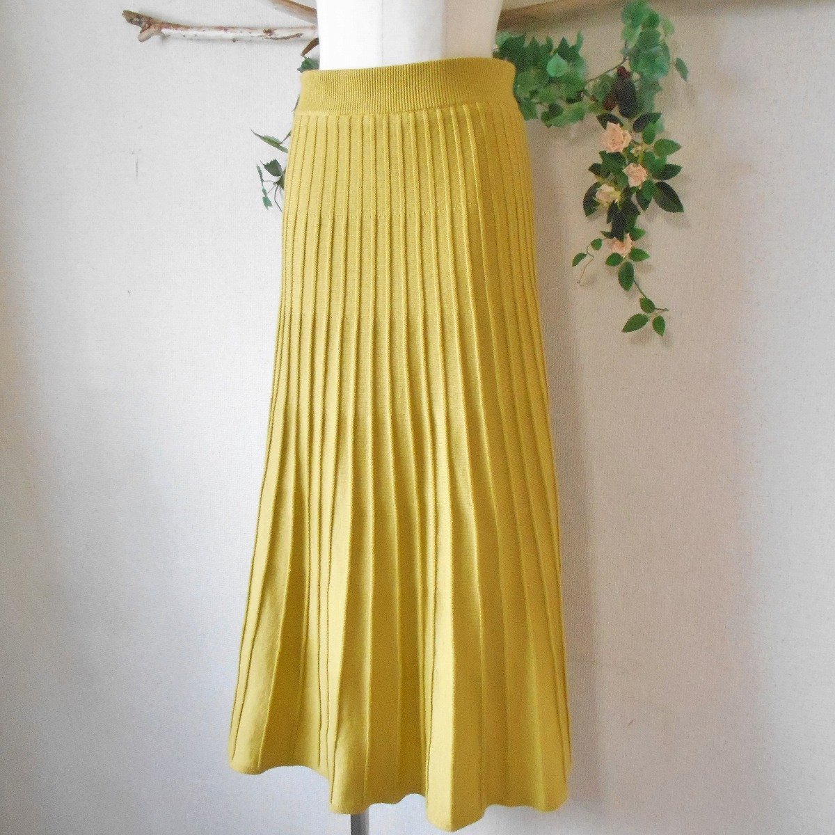  beautiful goods Mira o-wenMila Owen knitted long height flair skirt 0