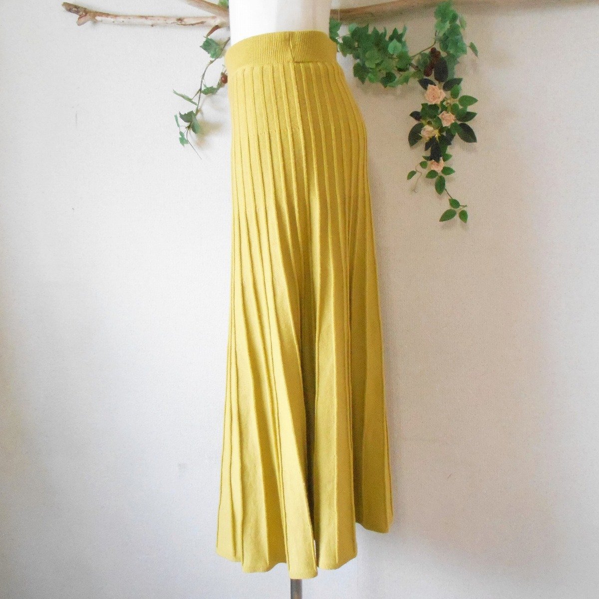  beautiful goods Mira o-wenMila Owen knitted long height flair skirt 0