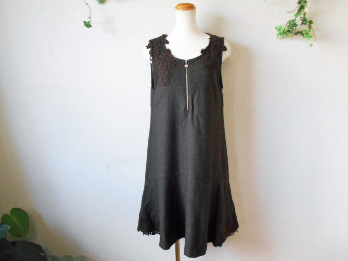 2015年 美品 インゲボルグ INGEBORG 秋冬 向き レース の 素敵 な