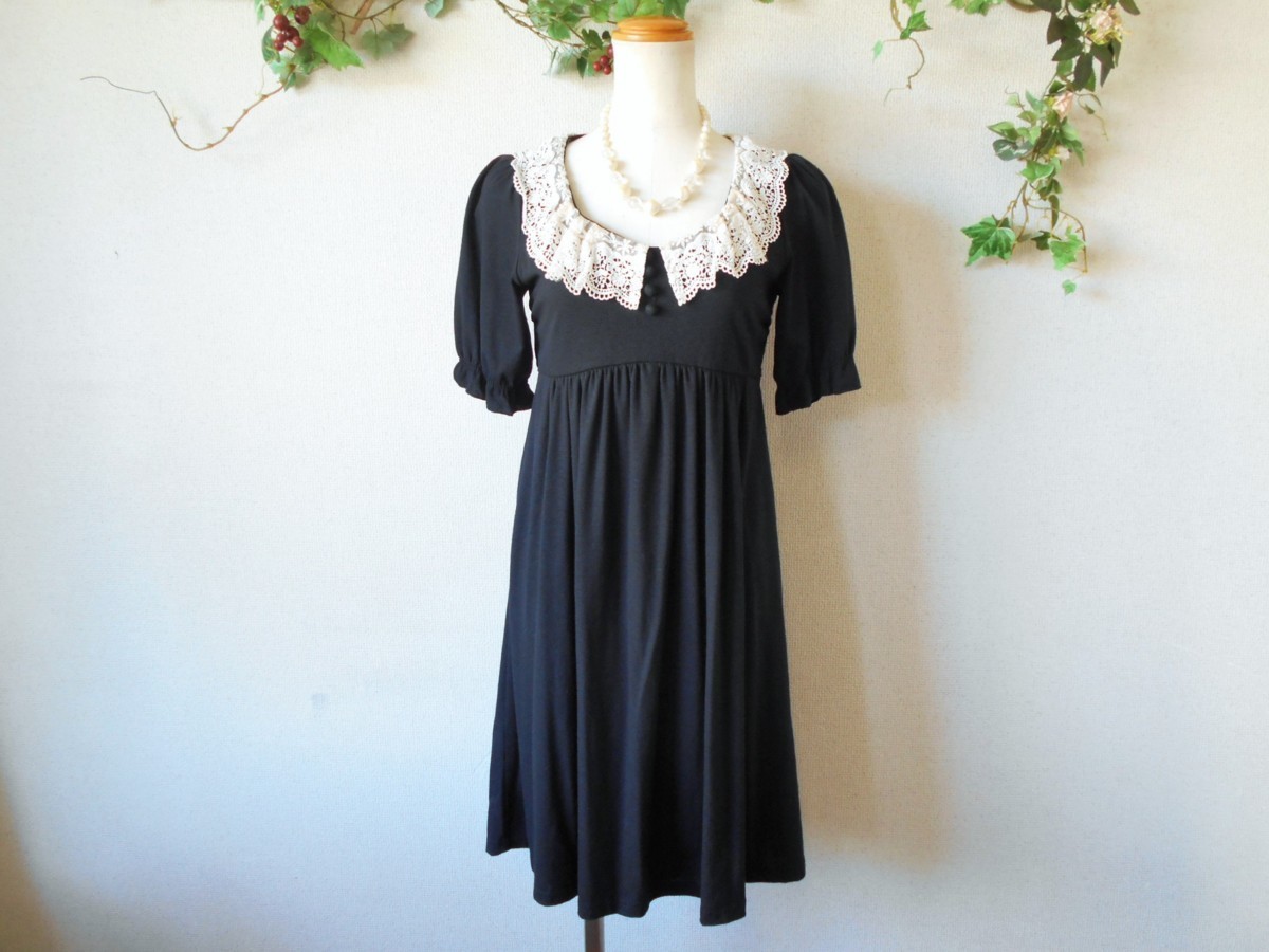  L'Est Rose LESTROSE race collar. wonderful One-piece black 2