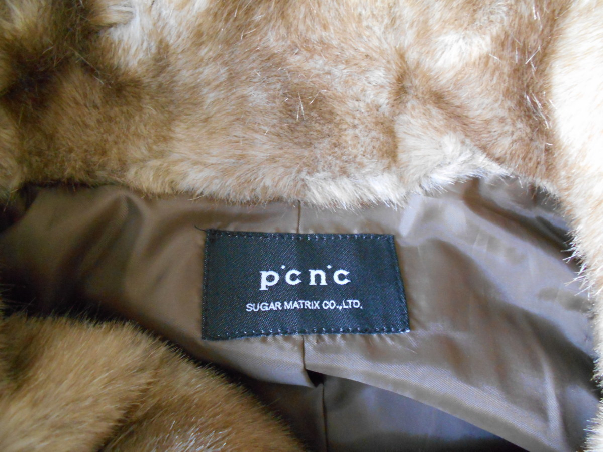 pcnc ピクニックカンパニー / ストロベリーフィールズ フェイク ファー 使用 レディース 用 ジャケット コート_画像7