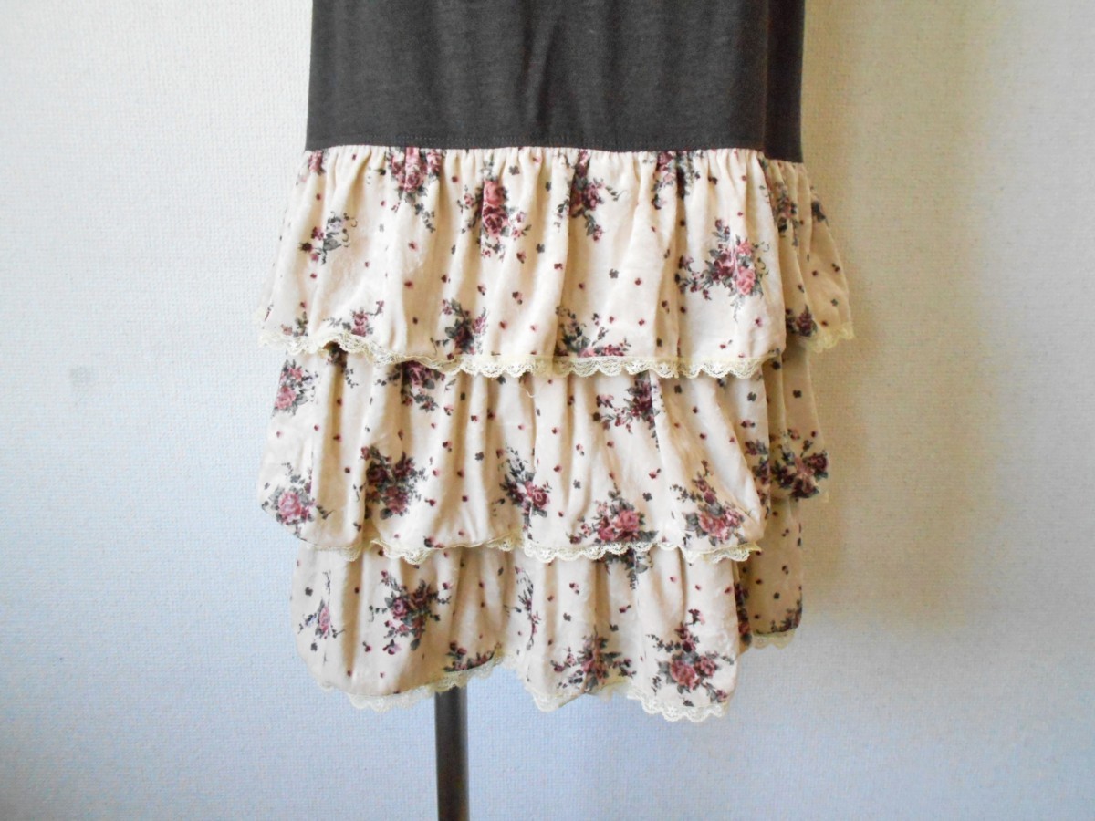  L'Est Rose LEST ROSE autumn winter direction step . skirt. pretty tunic One-piece 2
