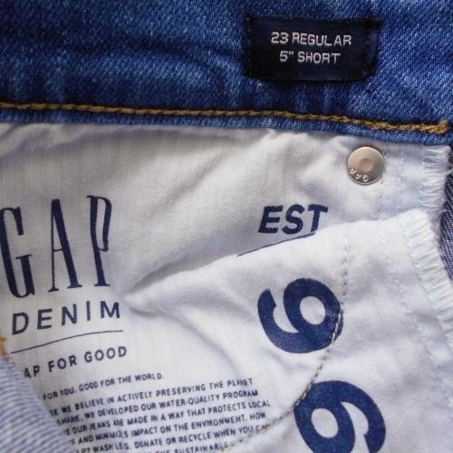  Gap GAP женский 23 Denim шорты джинсы повреждение обработка низ 