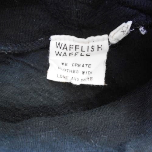 ワッフリッシュワッフル Wafflish Waffle キッズ ＸL 130ｃｍ 長袖 タートル Ｔシャツ 黒 ブラック トップス_画像6