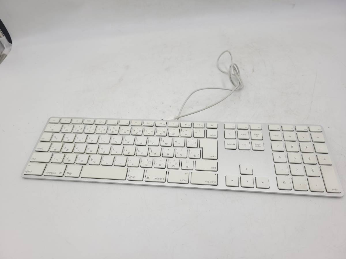 APPLE/アップル A1243 Keyboard 純正キーボード テンキー USB有線 