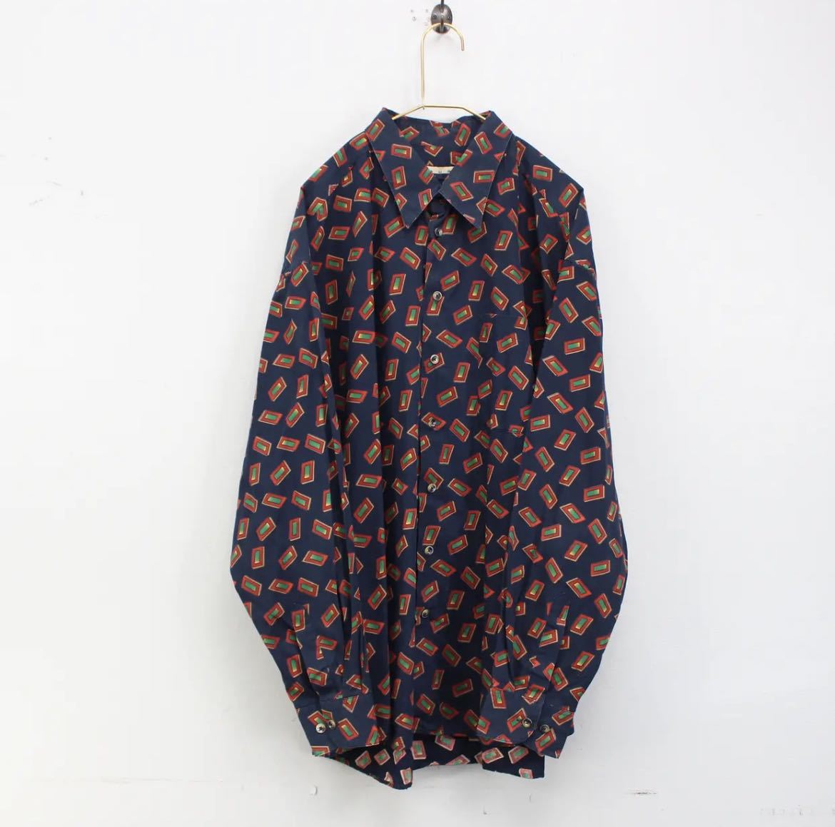 USA VINTAGE PATTERNED ALL OVER DESIGN SHIRT/アメリカ古着総柄