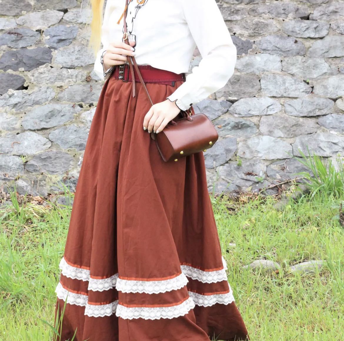 レビュー高評価のおせち贈り物 FRENCH VINTAGE SKIRT/フランス古着