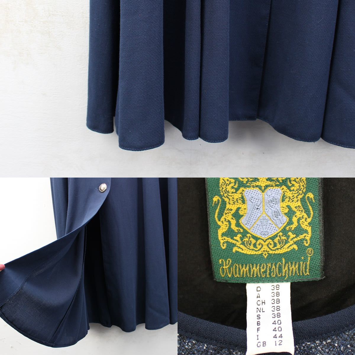 EU VINTAGE FRONT BUTTON NO SLEEVE TYROLIAN ONE PIECE/ヨーロッパ
