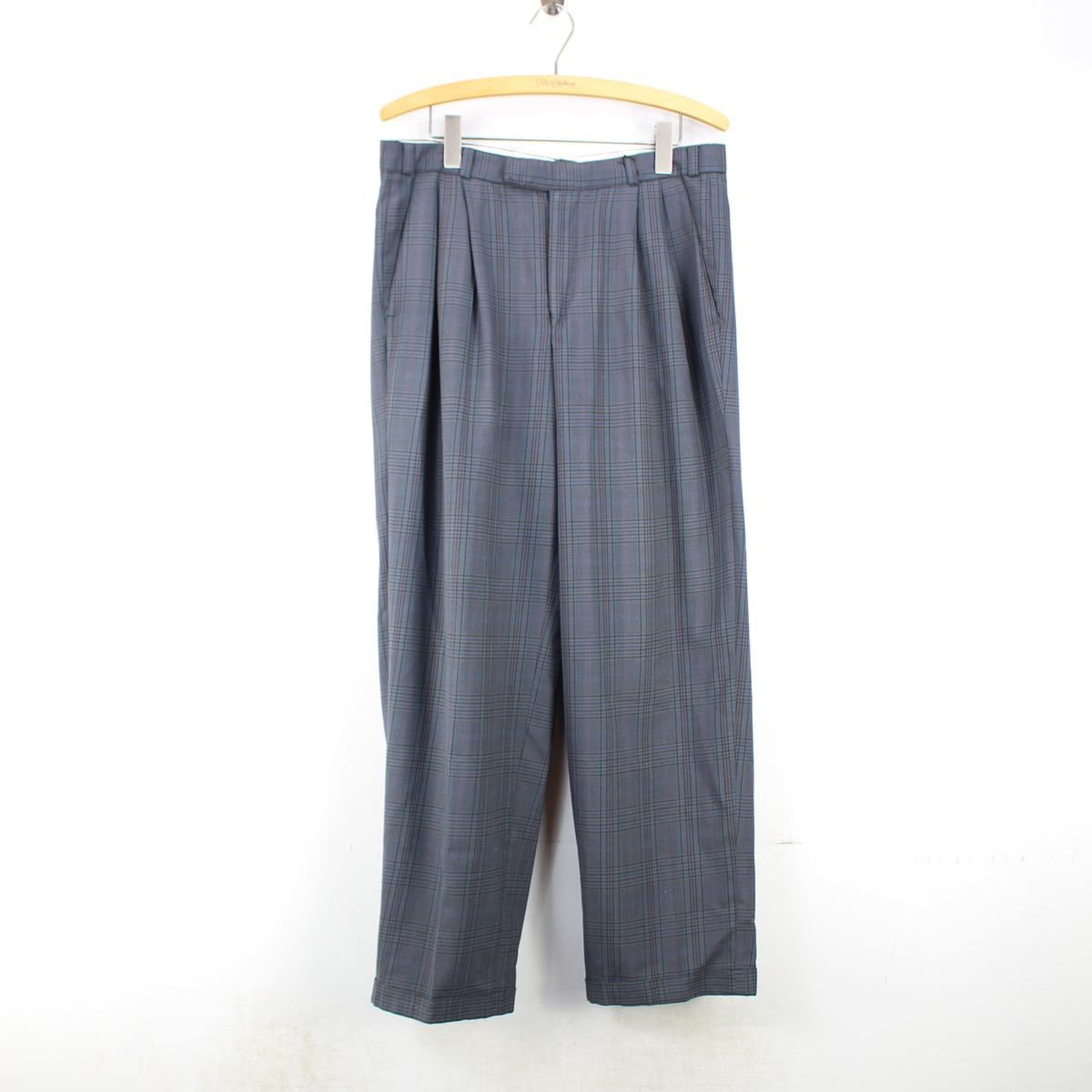 USA VINTAGE CHECK PATTERNED SLACKS PANTS/アメリカ古着チェック柄 