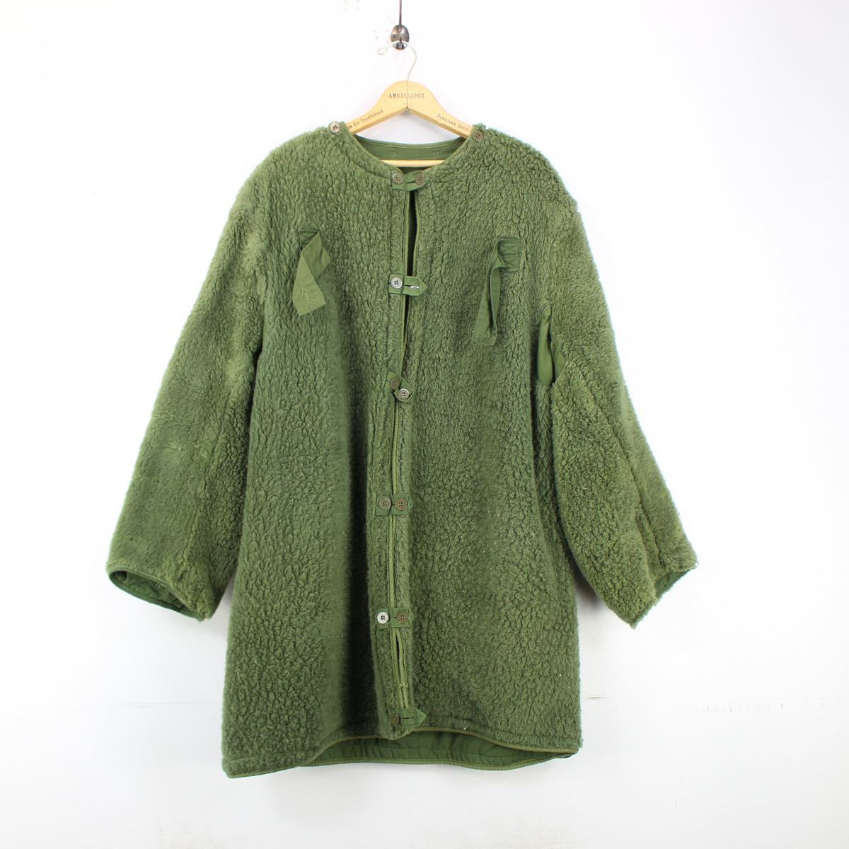 割引発見 EU VINTAGE SWEDITH MILITARY BOA LINER COAT/ヨーロッパ古着