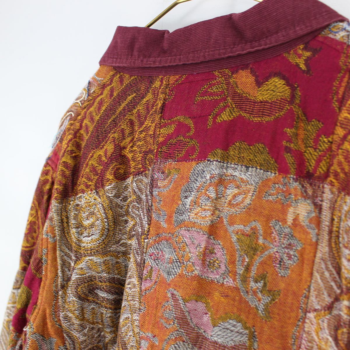 USA VINTAGE TANTRUMS PAISLEY PATTERNED EMBROIDERY JACKET MADE IN INDIA/アメリカ古着インド製ペイズリー柄刺繍ジャケット
