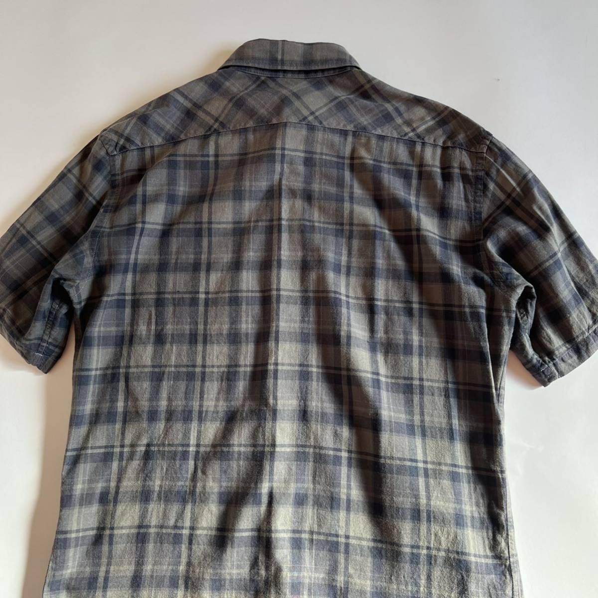 お買得 ヨウジヤマモトy'sチェックシャツ シャツ/ブラウス(七分/長袖)