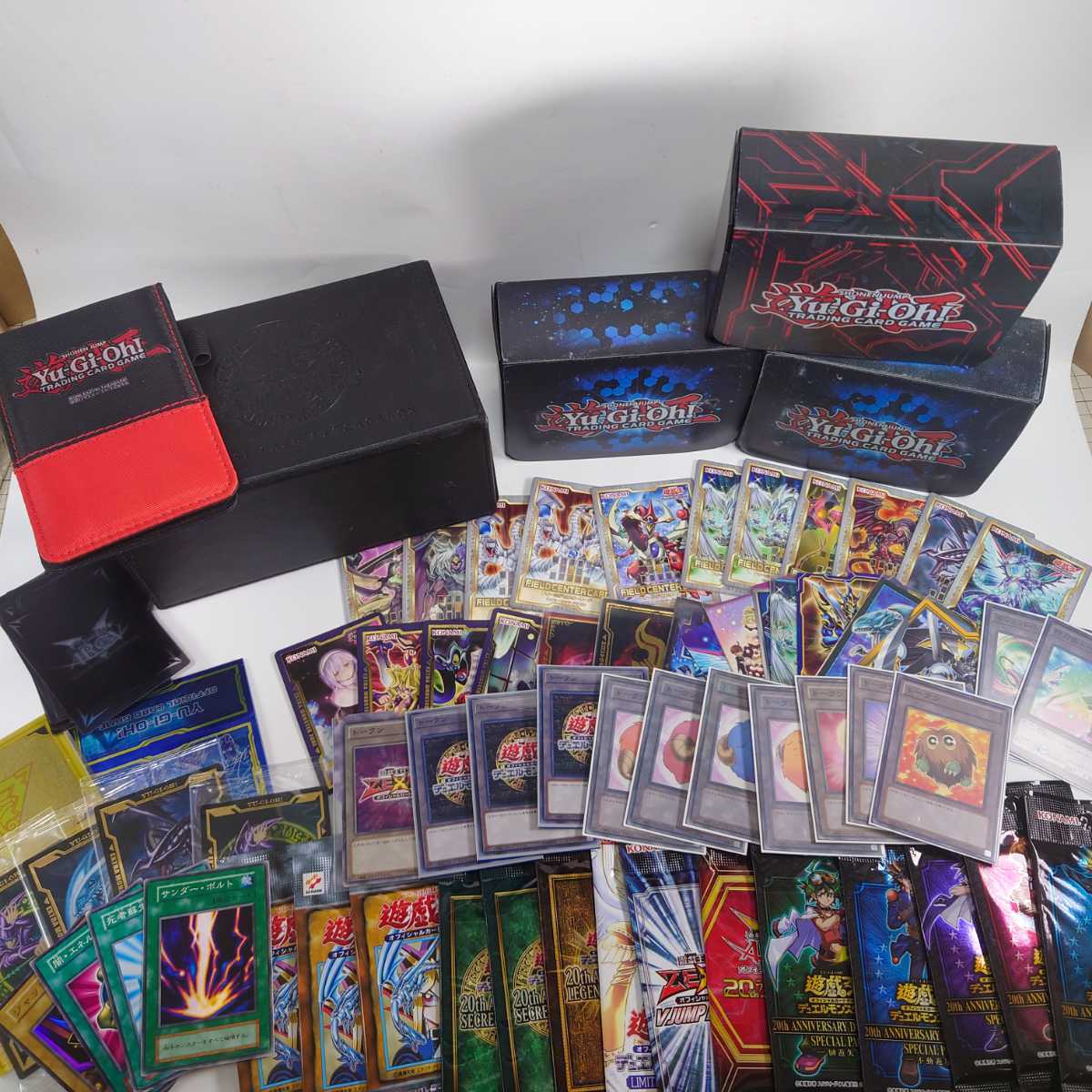 現状品】遊戯王 引退品 デッキケース 未開封パック トークン