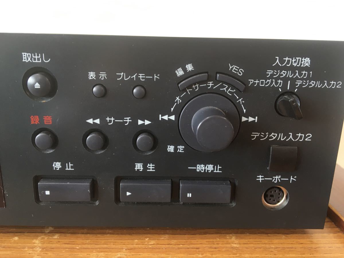 Victor MDレコーダー　XM-D250  動作良好! スピードコントロール付き リモコン付きMDデッキ