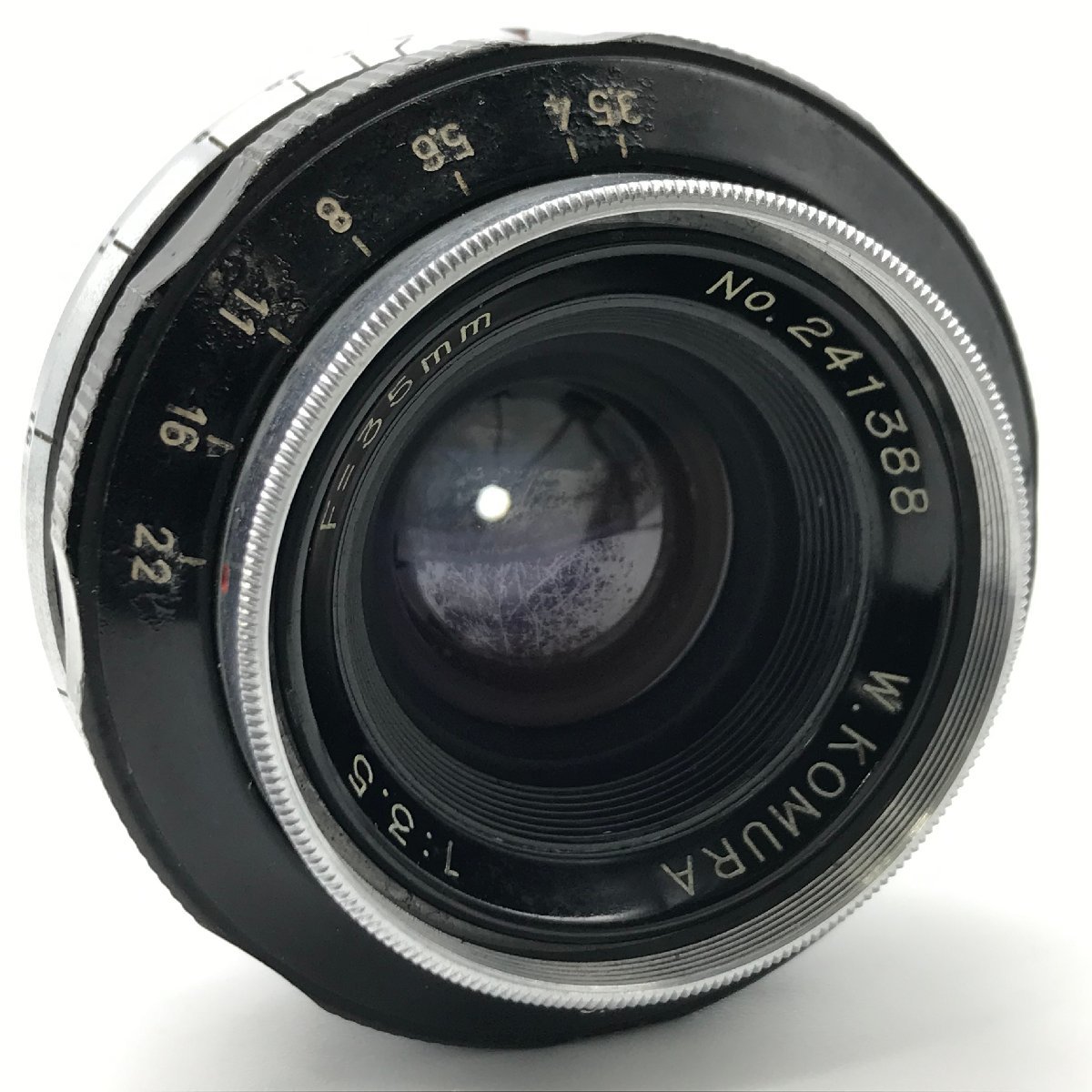 W.KOMURA 35mm f3.5 Sankyo Koki Wコムラー 三協光機 ライカ L W.KOMURA 35mm f3.5 Sankyo Koki Wコムラー 三協光機 ライカ L