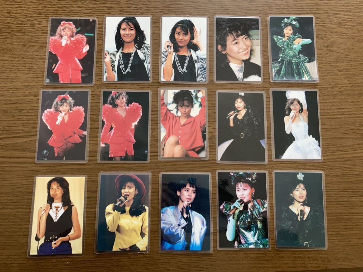  Nakayama Miho Pro my do laminate card 15 sheets Showa Retro that time thing photograph of a star valuable rare mi poly- n Showa Retro 