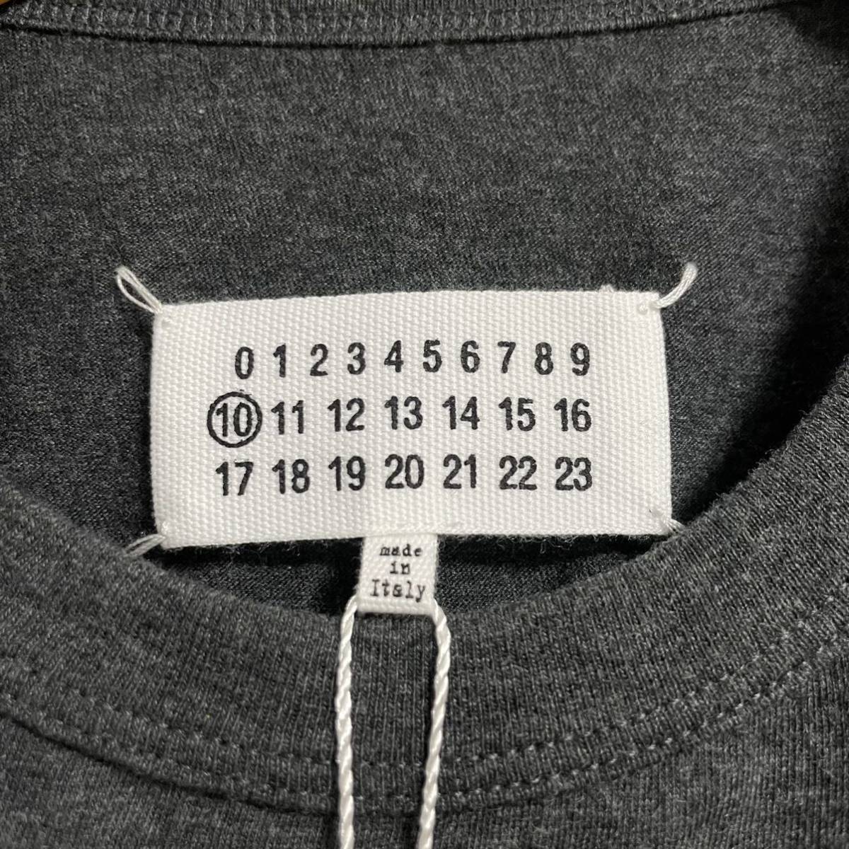 新品 Maison Margiela 46 反転ロゴ ジャージ Tシャツ マルタン メゾン