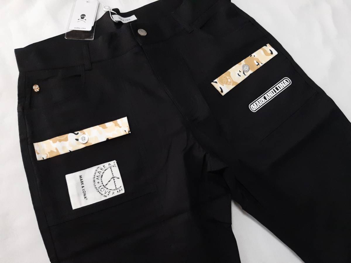 ☆MARK&LONA マークアンドロナ☆メンズ スカルスタッズ 春用ストレッチ