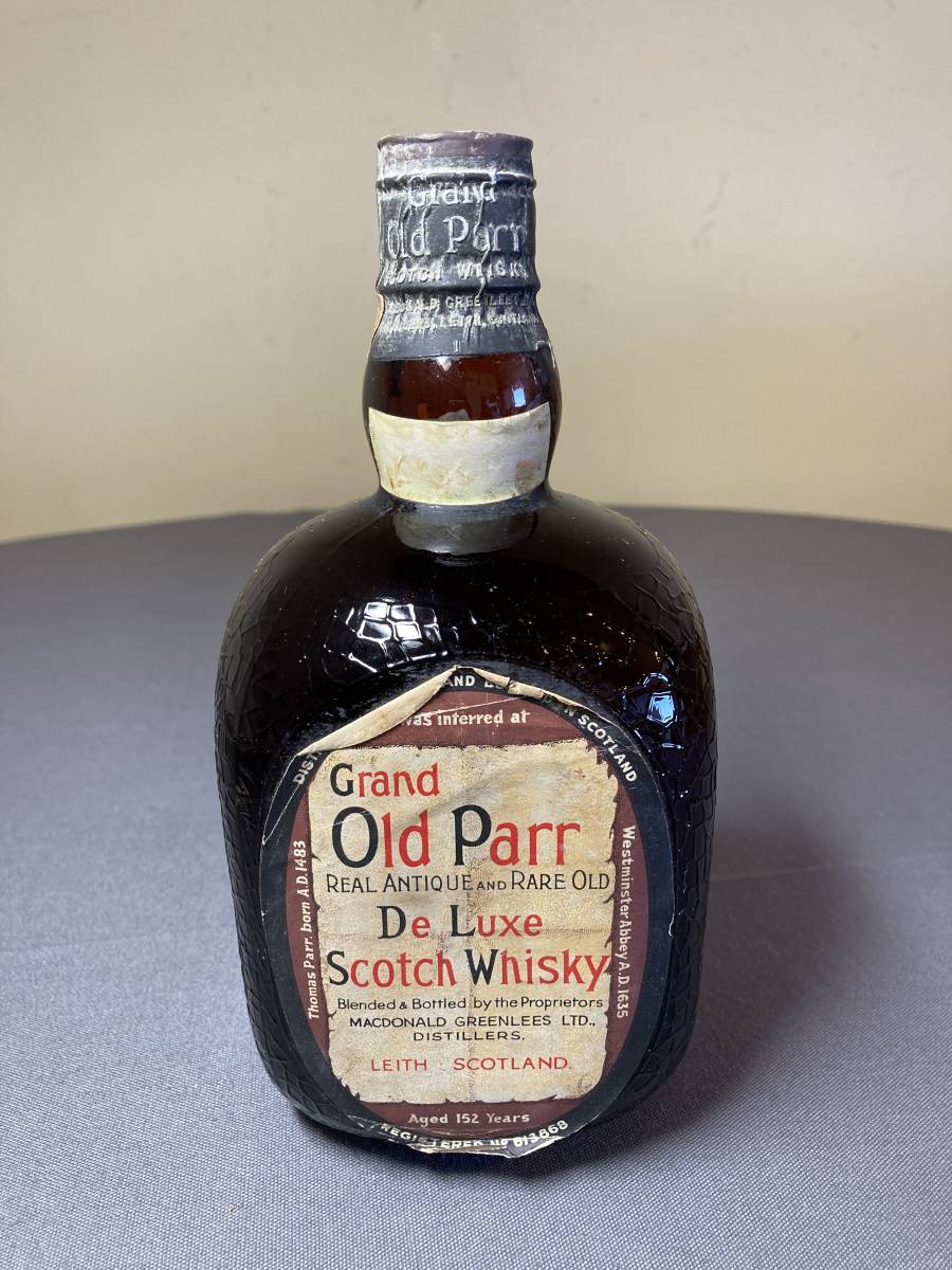 古いお酒/5☆従価表示 ティンキャップボトル オールドパー 760ml☆未開