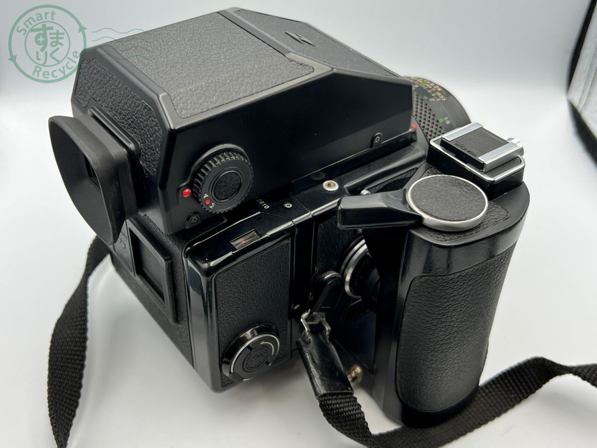 0310524　1円スタート！ ZANZA BRONICA ETR AE-II プリズムファインダー ZENZANON MC 75mm F2.8 レンズ スピードグリップ ゼンザブロニカ_画像6