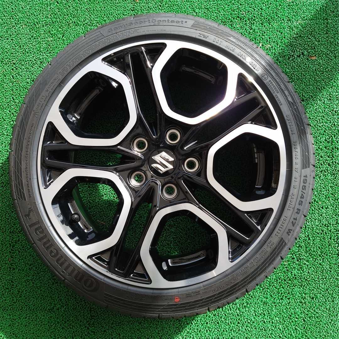 ①1本セットのみ ZC33S スイフトスポーツ 純正 ホイール タイヤ 新車 ①1本セットのみ ZC33S スイフトスポーツ 純正 ホイール タイヤ 新車