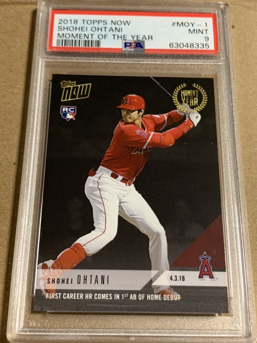 2018 topps now moy1 大谷翔平 psa9 bprsubang.com