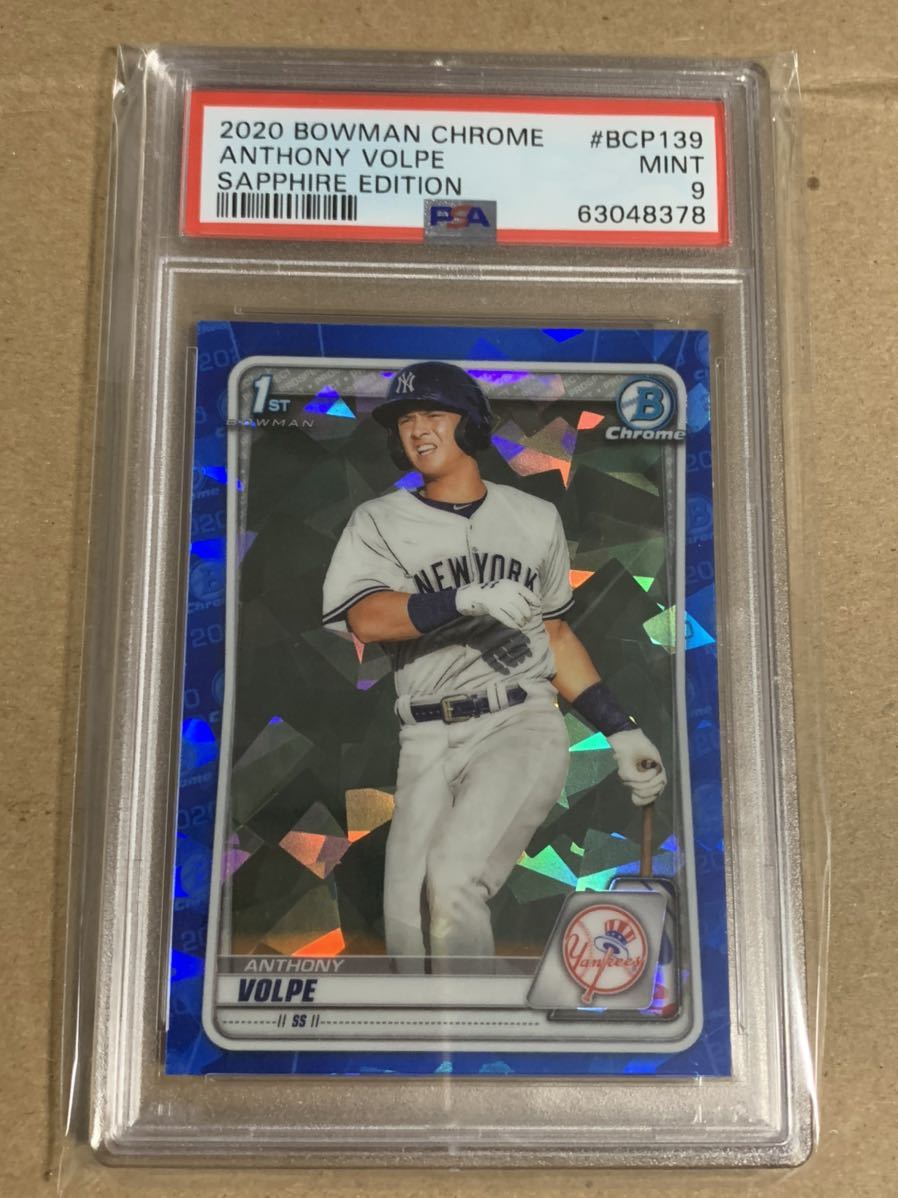 売上実績NO.1 Bowman PSA9 volpe Anthony sapphire bowman 2020 Bowman